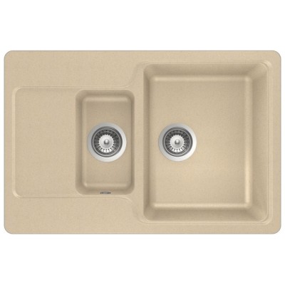 Мойка SCHOCK Cambridge 60 D Cristalite лунный камень