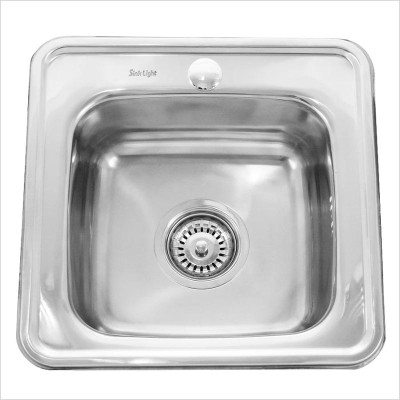 Мойка SINKLIGHT N 3838 0.6 1P глянцевая